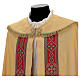Priest cope in gold lame polyester and wool with gallon applications s5