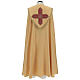 Priest cope in gold lame polyester and wool with gallon applications s6