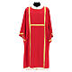 Dalmatic 100% polyester with gold edging s4