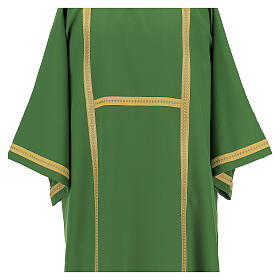 Dalmatic 100% polyester with golden lines 4 colors