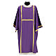 Dalmatic 100% polyester with golden lines 4 colors s6