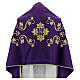Véu umeral pura lã bordado com pedras quatro cores litúrgicas s12