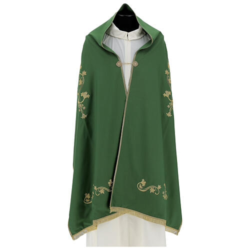 Humeral veil in wool embroidered with stones, in 4 colors 4