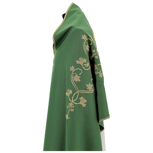 Humeral veil in wool embroidered with stones, in 4 colors 9