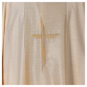 Dalmatic in 4 colors with golden decor 85% wool 15% lurex