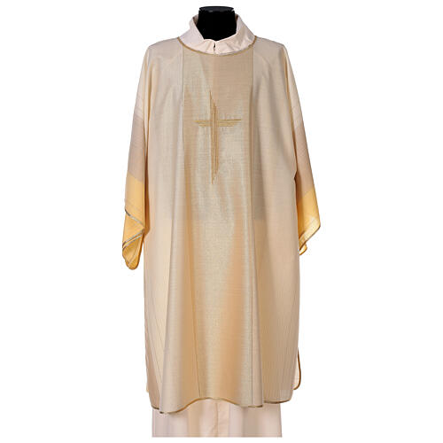 Dalmatic in 4 colors with golden decor 85% wool 15% lurex Gamma 1