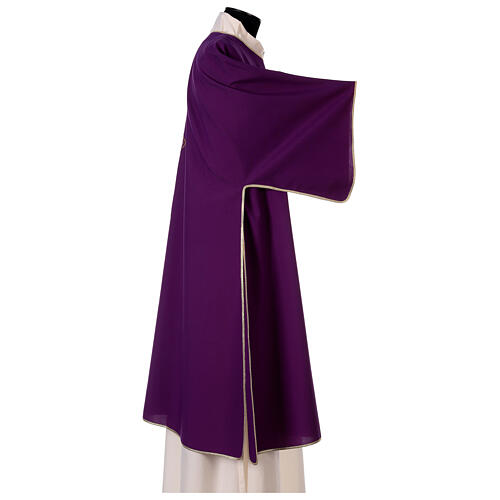 Dalmatic with cross embroidery, 100% polyester Gamma 6