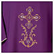 Dalmatic with cross embroidery, 100% polyester Gamma s2