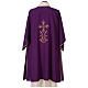Dalmatic with cross embroidery, 100% polyester Gamma s4