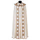 Cope of acetate and viscose, strass, golden passementerie and crosses Gamma s1