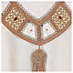 Cope of acetate and viscose, strass, golden passementerie and crosses Gamma s6