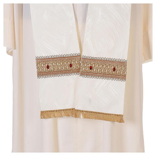 Cope acetate strass agremani stitch work golden crosses Gamma 12