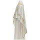 Ivory cotton blend humeral veil with crystals s8