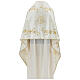 Ivory humeral veil with strass in mix cotton s2