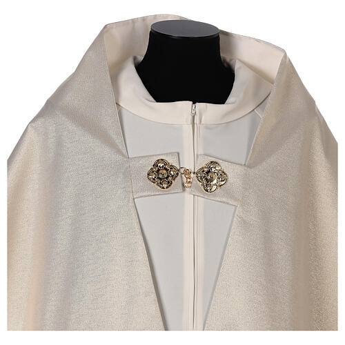 Humeral veil with JHS golden embroidery and chalice 3