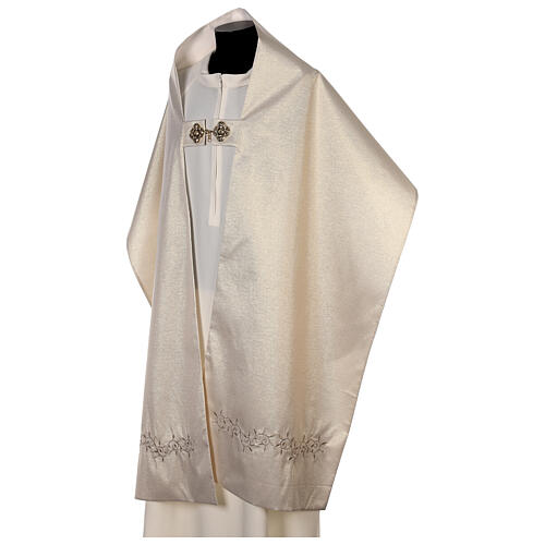 Humeral veil with JHS golden embroidery and chalice 5