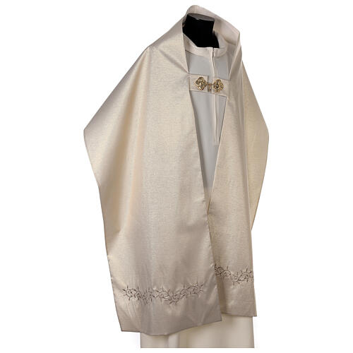 Humeral veil with JHS golden embroidery and chalice 7