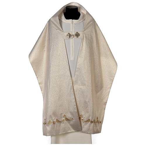 Humeral veil with Alpha Omega golden embroidery 2