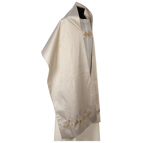 Humeral veil with Alpha Omega golden embroidery 6