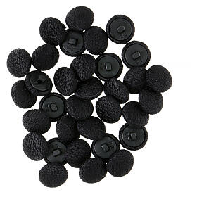 Cloth button for black cassock