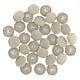 Cloth button for ivory-coloured cassock s2
