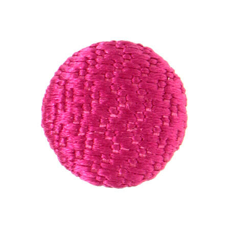 Covered fabric button for fuchsia cassock 1