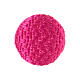 Covered fabric button for fuchsia cassock s1