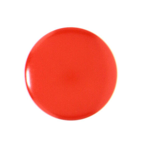 Crimson shank button for cassock, dull resin 1