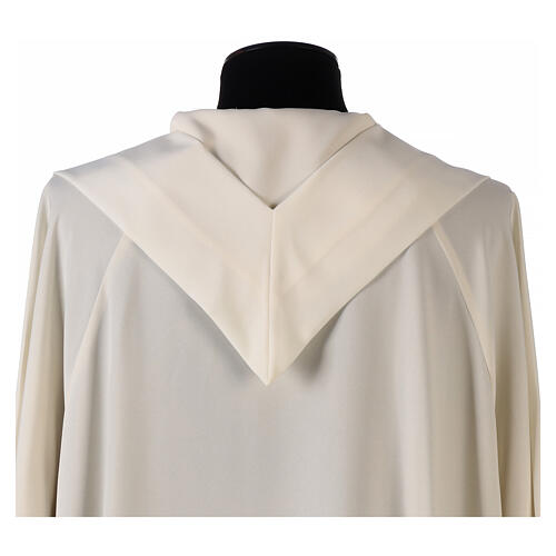 Chasuble Mariale blanche 100% polyester 9