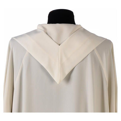 Marian white chasuble 100% polyester 9