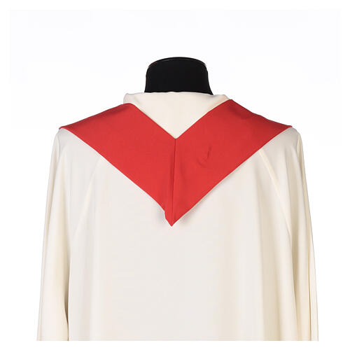Chasuble of 100% polyester, JHS and grapes, 4 coulours 5