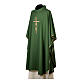 Chasuble of 100% polyester, Alpha Omega cross, and ear of wheat, 4 colours s3