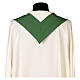 Chasuble of 100% polyester, Alpha Omega cross, and ear of wheat, 4 colours s6