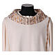 Ivory chasuble raw silk hand woven golden ribbons Atelier Sirio s5