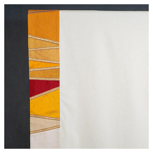 Ornat 'Geometrie' patchwork, złoty rayon, Atelier Sirio 12