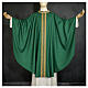 Woolen chasuble "Linea M" with velvet braided orphrey by Atelier Sirio s1