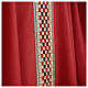 Casula 'Linea M' 100% lana stolone intrecciato velluto Atelier Sirio s6