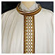 Casula 'Linea M' 100% lana stolone intrecciato velluto Atelier Sirio s15