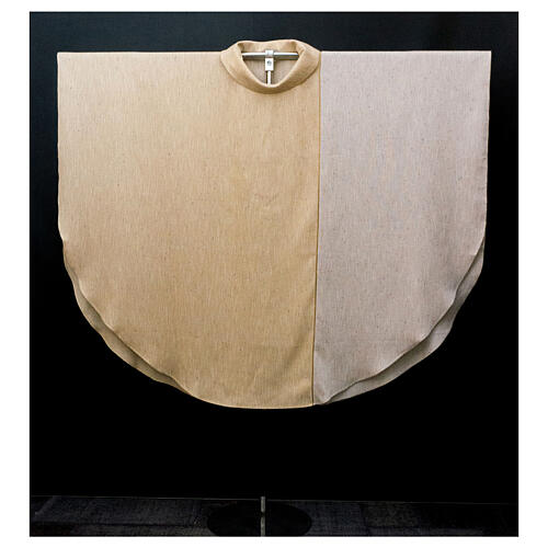 Chasuble 'Nobile Simplicitas' fabric Nibo golden line Atelier Sirio 7