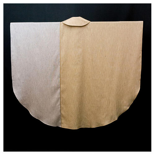 Chasuble 'Nobile Simplicitas' fabric Nibo golden line Atelier Sirio 14