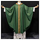Chasuble "Linea M" with lurex and braided orphrey by Atelier Sirio s1