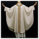 Chasuble "Linea M" with lurex and braided orphrey by Atelier Sirio s7