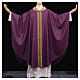 Chasuble "Linea M" with lurex and braided orphrey by Atelier Sirio s10
