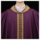 Chasuble "Linea M" with lurex and braided orphrey by Atelier Sirio s19