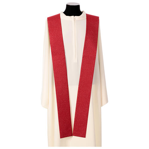 Chasuble 'Line M' wool with lurex braided stolons Atelier Sirio 21