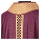 Chasuble 'Line M' wool with lurex braided stolons Atelier Sirio s20