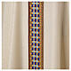 Casula mariana 'Linea M' lana lurex stolone oro blu Atelier Sirio s5