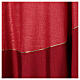 Casulla "Experience" roja tejidos mixtos líneas doradas Atelier Sirio s7