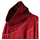 Ornat 'Experience' odcienie czerwieni, tkaniny mieszane, złote linie, Atelier Sirio s5