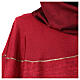 Ornat 'Experience' odcienie czerwieni, tkaniny mieszane, złote linie, Atelier Sirio s10